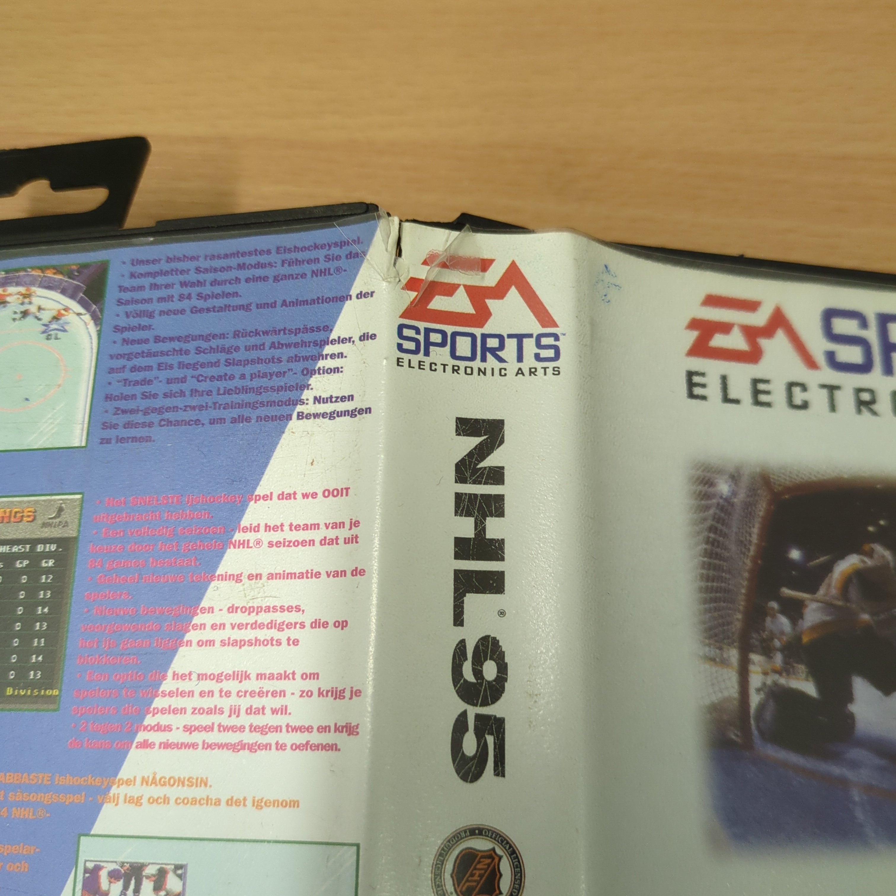NHL '95 Sega Mega Drive game complete NHL '95 Sega Mega Drive game complete